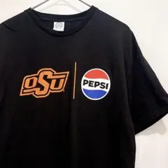 オクラホマ州立大学 OSU × PEPSI ペプシ コラボTシャツ 黒 Lのサムネイル