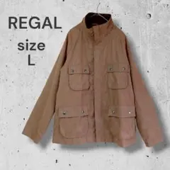 REGAL　マウンテンパーカー　ライトアウター　Ｌ　ブラウン　綺麗　フード開閉