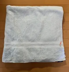 未使用 ラルフローレン 水色 バスタオル 日本製 140cm x 70cm