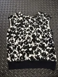 Prestige フラワープリント ノースリーブ 38