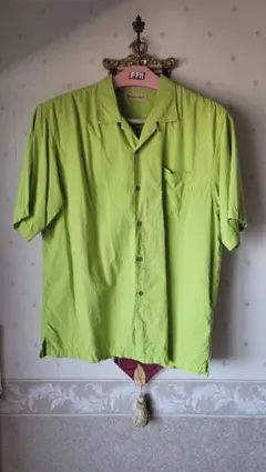 Tommy Bahama 半袖シャツ ライムグリーン XLのサムネイル