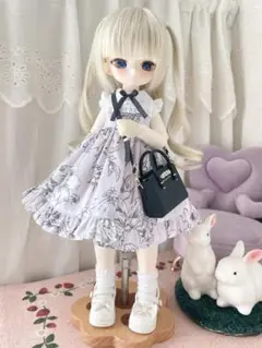 1/6サイズ ハンドメイド アウトフィット くすみラベンダー