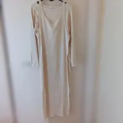 ナチュラルビューティーベーシック　2WAYワンピース　白　ホワイト