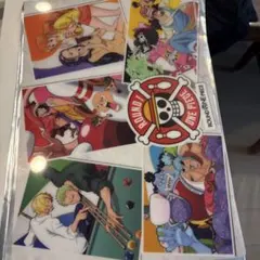 値下げ中！ラウンドワン ONE PIECE コラボ B4ビジュアルマット3枚
