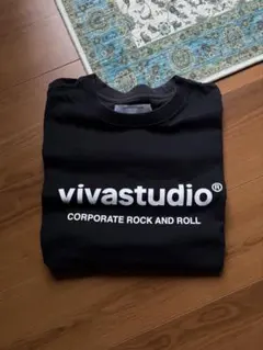 vivastudio ロゴ Tシャツ ブラック