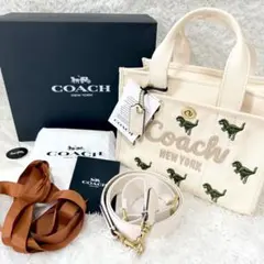 【完売品】COACHレキシー 恐竜 刺繍トートバッグ ショルダー 日本限定品レア