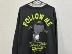 タフィー　TOM AND JERRY スウェット Lサイズ 新品　サガラ　刺繍のサムネイル