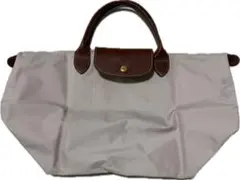 【即購入可】Longchampベージュ ナイロン トートバッグ