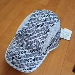 PGG 総柄キャップ ホワイト ブラック 新品のサムネイル