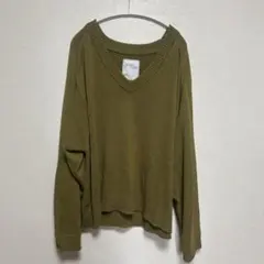 ANCELLM 25AW UV NECK KNIT(LIME)新品未使用3 - メルカリ