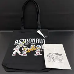 【未使用＊コラボ品】ディズニー　「ASTRONAUT」　トートバッグ&非売品巾着