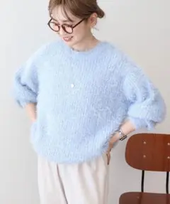 AMERICAN HOLIC フェザーゆるニットプルオーバー