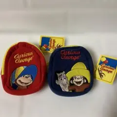 おさるのジョージ ミニポーチ 2点セット