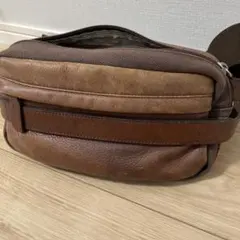 ◾️UNITED ARROWS レザーショルダーバッグ 　ブラウンのサムネイル