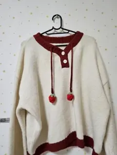 いちご カーディガン