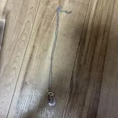 CECIL McBEEシルバー ピンク オーバル型 ネックレス