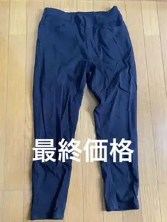 THE SHOP TK ストレッチ チノパン メンズ M 黒 ブラック