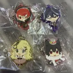 アルネの事件簿　カプセルラバーキーホルダー　4個セット