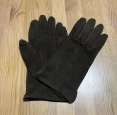 【UNKNOWN】80s-90s 本革 スウェードレザーグローブ ブラウン