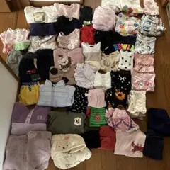 女の子 子供服 まとめ売り 90-95サイズ 49点＋おまけ スニーカー 