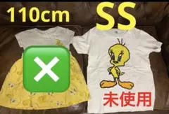 美品　グラニフ　トゥイーティー　ワンピース　Tシャツ　110 SS XS