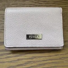 FURLA ピンクベージュ　 三つ折り財布