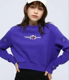 TOMMYJEANS トレーナー 刺繍 スウェット