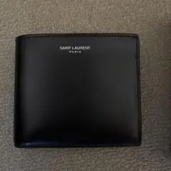 SAINT LAURENT ブラック 二つ折り財布のサムネイル