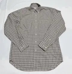 【ユニクロ】メンズ　長袖　ボタンダウン　チェックシャツ　Sサイズ