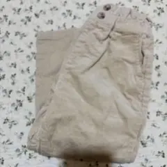 bebe コーデュロイパンツ ズボン アイボリー 長ズボン 110 おそろい