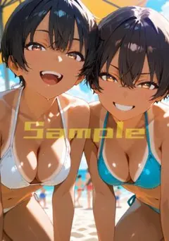 【AII_No.065】AIイラスト L判 4枚セット