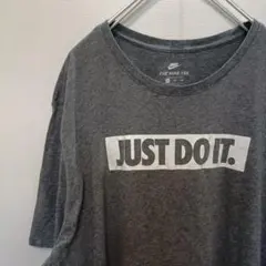 US古着 NIKE JUST DO IT Tシャツ グレー