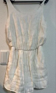 forever21 オールインワン　Sサイズ　オフホワイト