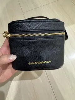 SAMANTHAVEGA ブラックショルダーバッグ　ミニ