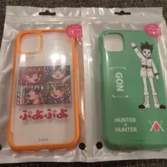 新品未開封ぷよぷよ & ハンター×ハンター iPhoneケースセット
