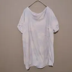 a.n.a 【XL】 ホワイト マーブル柄 半袖Tシャツ 春夏 オーバーサイズのサムネイル