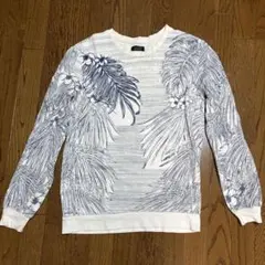 ZARA サーフ系 花柄 総柄 メンズ トレーナー スウェット