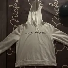 TOMMY HILFIGER ホワイトパーカー XL