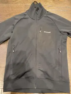 マウンテン　ジャージジャケット　モンベル　mont-bell ブラック