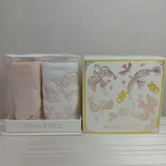 新品未使用　NINA RICCI タオルハンカチ 2枚セット