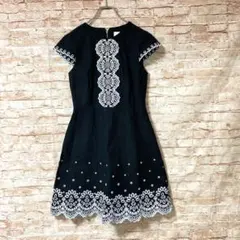 ケイトスペードニューヨーク Kate spade ワンピース フレア 半袖 膝丈