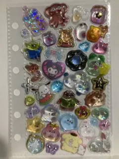 【82】立体シール ミックス おすそ分け シール交換 シール帳 まとめ割 完成品