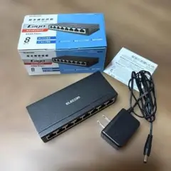 ELECOM 8ポート スイッチングハブ