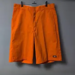 Dickies オレンジ ショートパンツ　W36