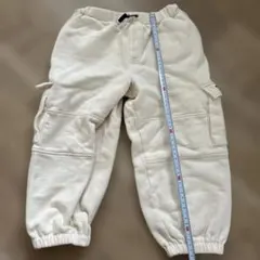 クリーム色 カーゴパンツ 120cm