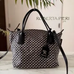 極美品 ロベルタピエリ TATAMI 2way レザーショルダーバッグ