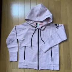 adidas フード付きパーカー Mサイズ ピンク