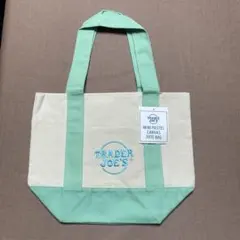 《新品》TRADER JOE’S ミニトートバッグ　ミントグリーン