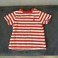 Ralph Lauren 赤と白ストライプ Tシャツ 12M