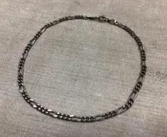 vintage　SV925 フィガロチェーン　シルバーブレスレット 21cmのサムネイル